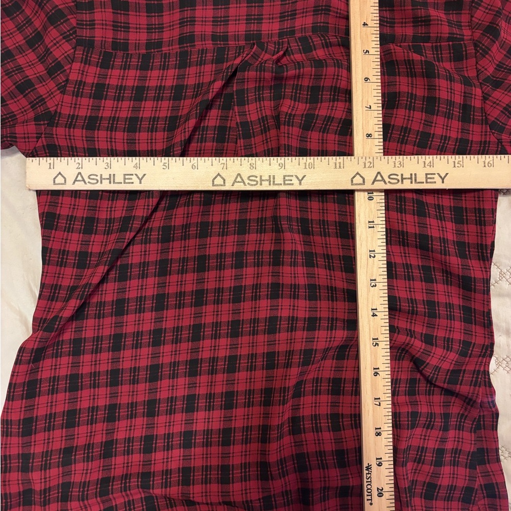 Express Portofino Slim Plaid Button-Down Shirt – XS Slim - Picture 4 of 9